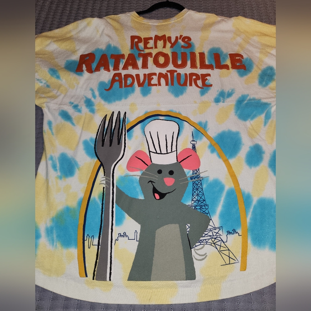 Remy's Ratatouille Adventure Tie Dye Adult Large Spirit Jersey